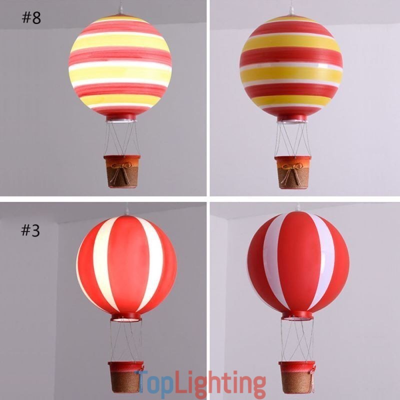 Colorful Hot Air Balloon Pendant Light Acrylic Decoration Light