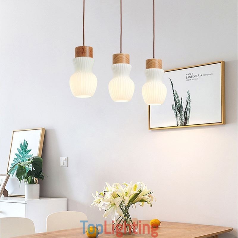 Japanese Glass Pendant Light Creative Decoration Hanging Light