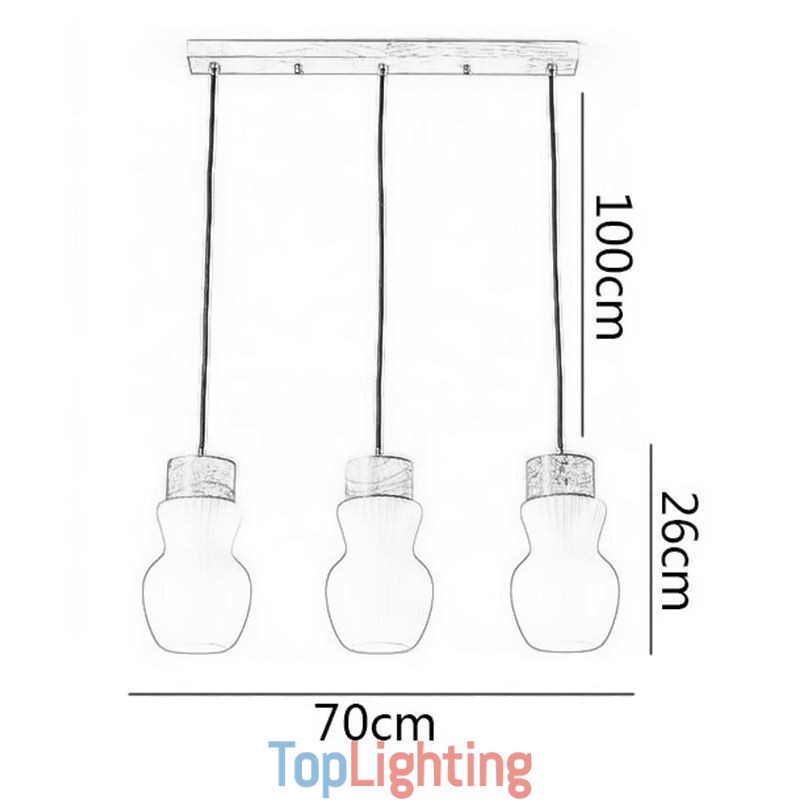 Japanese Glass Pendant Light Creative Decoration Hanging Light