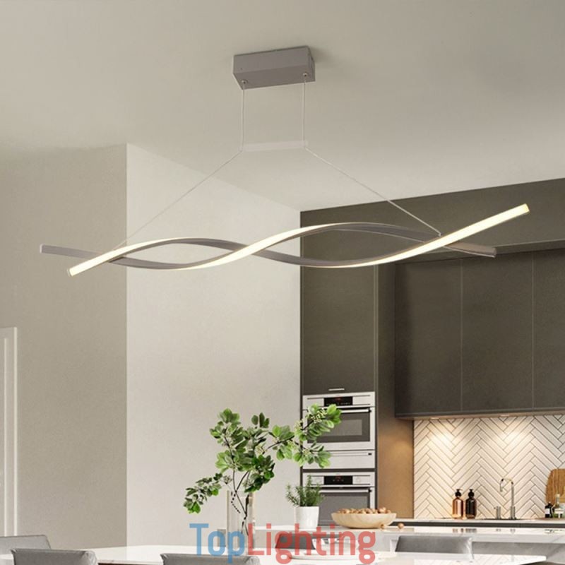 Modern Pendant Light Twist Design Hanging Lamp Dining