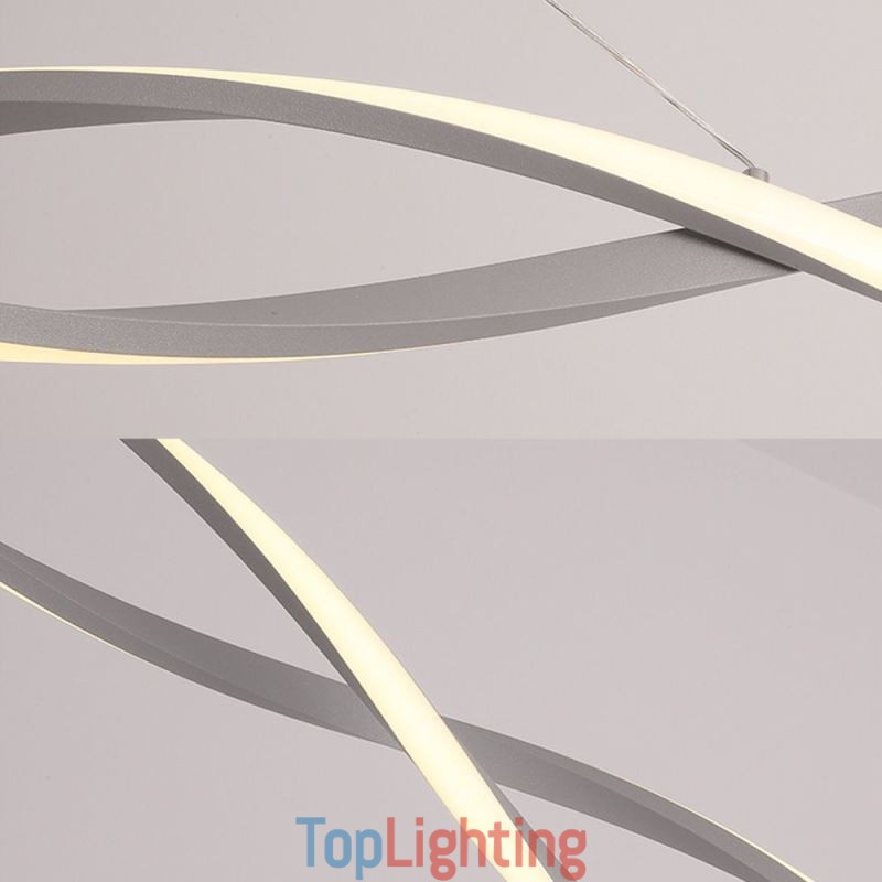 Modern Pendant Light Twist Design Hanging Lamp Dining