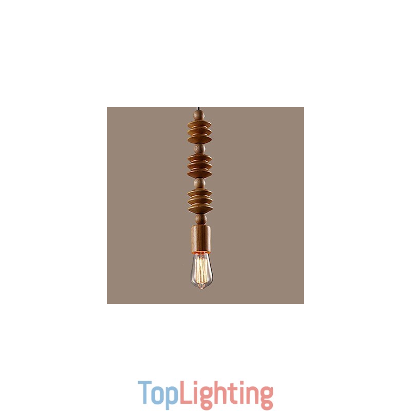 Chandelier Mini Style Traditional Classic Wood Bamboo