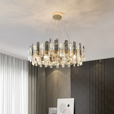 Luxury Glass Chandelier European Style Pendant Light Luxury Glass Chandelier European Style Pendant Light