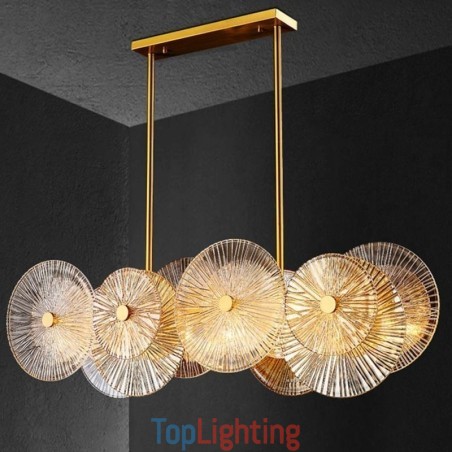 Modern Spark Disc Chandelier Firework Glass Pendant Lamp Home Decor Lighting Modern Spark Disc Chandelier Firework Glass Pendant Lamp Home Decor Lighting