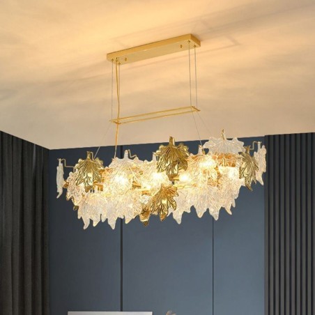 Maple Leaf Pendant Light Home Decor Glass Lighting Maple Leaf Pendant Light Home Decor Glass Lighting