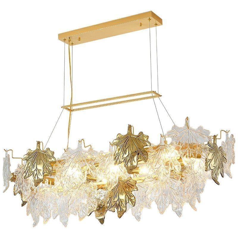 Maple Leaf Pendant Light Home Decor Glass Lighting