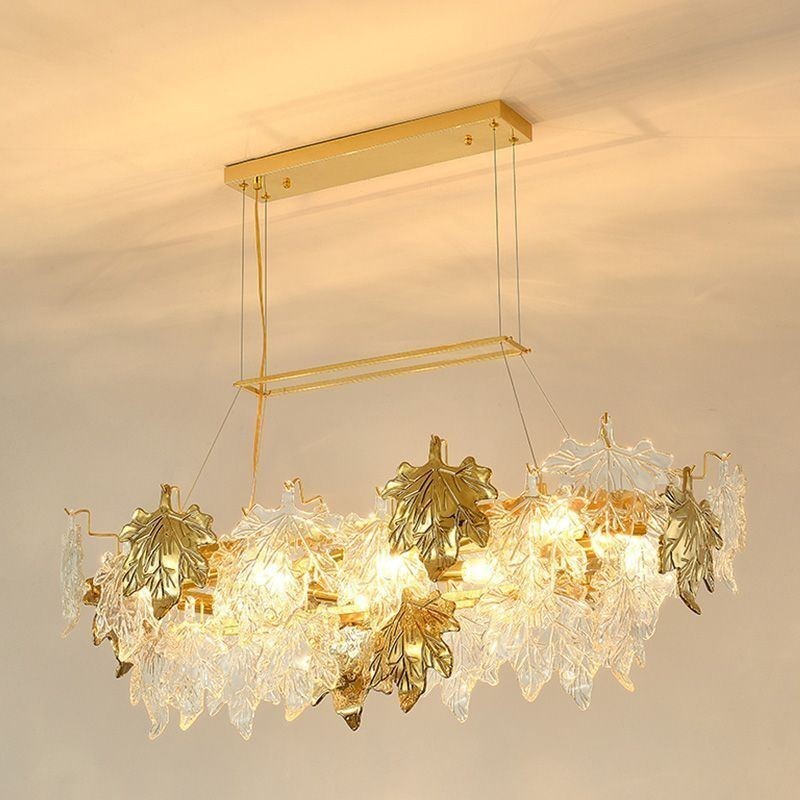 Maple Leaf Pendant Light Home Decor Glass Lighting