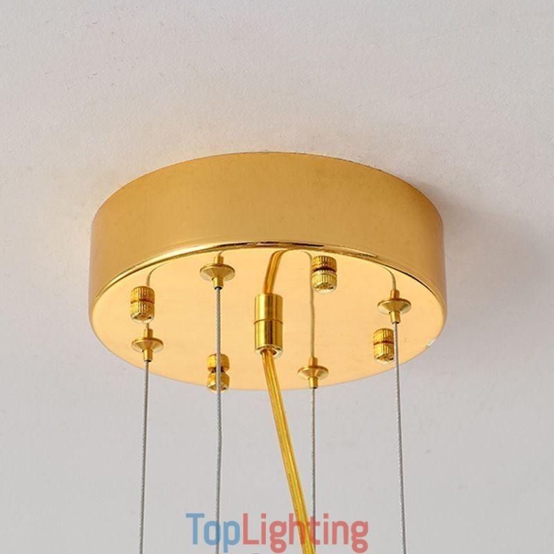 Modern Shell Glass Chandelier Lights Dining