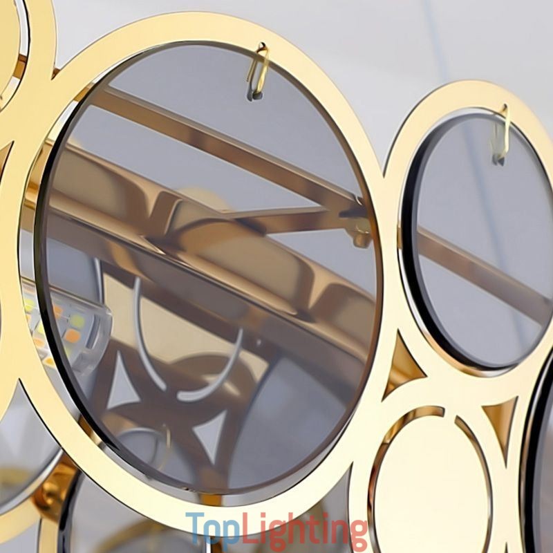 European Glass Chandelier Creative Luxury Pendant Light