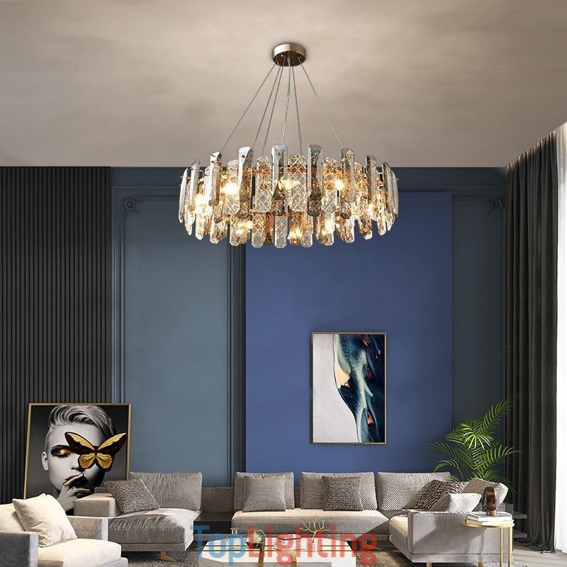 European Glass Pendant Light Luxury Hanging Lamp