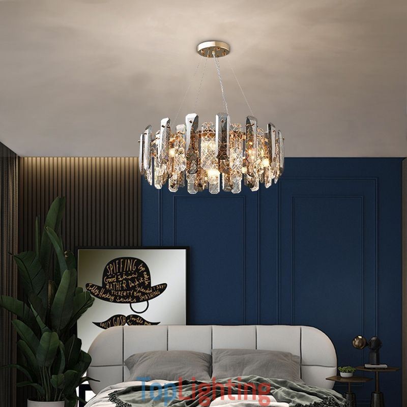 European Glass Pendant Light Luxury Hanging Lamp