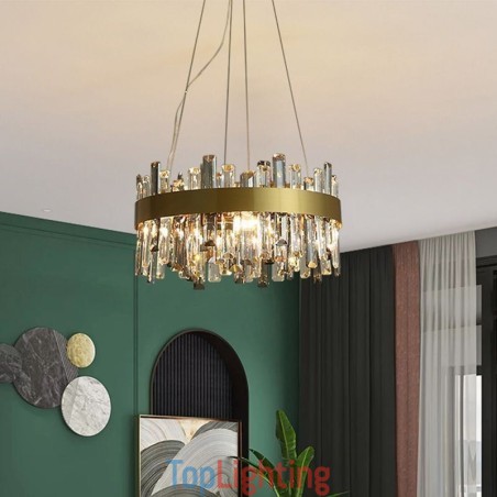Luxury Glass Chandelier European Style Pendant Light Living Luxury Glass Chandelier European Style Pendant Light Living