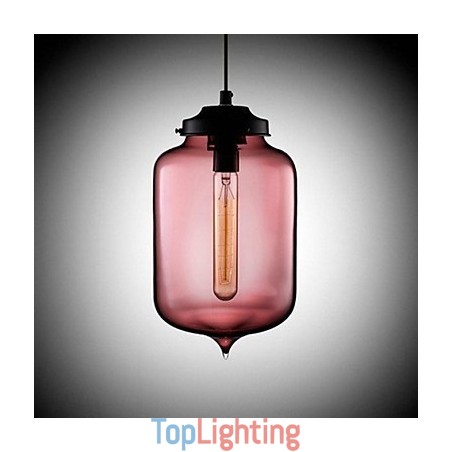 Bottle Design Pendant 1 Light Minimalist Iron Painting Bottle Design Pendant 1 Light Minimalist Iron Painting