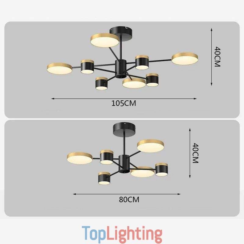 Chandelier Star Projection Pendant Light