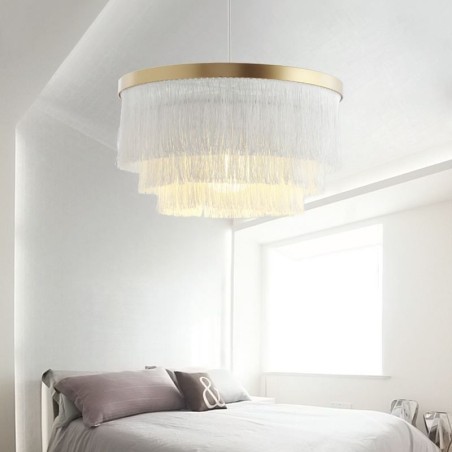 Nordic Decorative Pendant Light Warm Romantic Tassel Chandelier Creative Hanging Lamp Nordic Decorative Pendant Light Warm Romantic Tassel Chandelier Creative Hanging Lamp