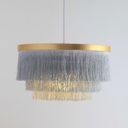 Nordic Decorative Pendant Light Warm Romantic Tassel Chandelier Creative Hanging Lamp
