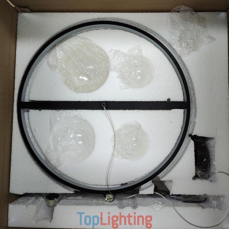 Modern Hanging Lights Fixture Chandelier Glass Bubble Pendant Light