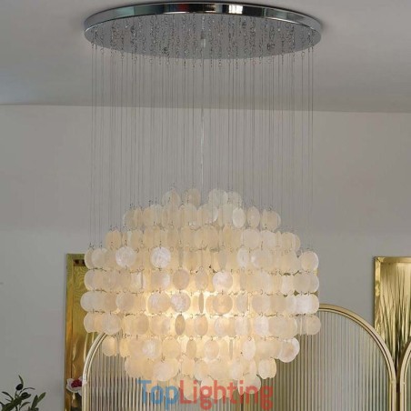 Modern Shell Pendant Light Contemporary Hanging Ceiling Lighting Dining Modern Shell Pendant Light Contemporary Hanging Ceiling Lighting Dining