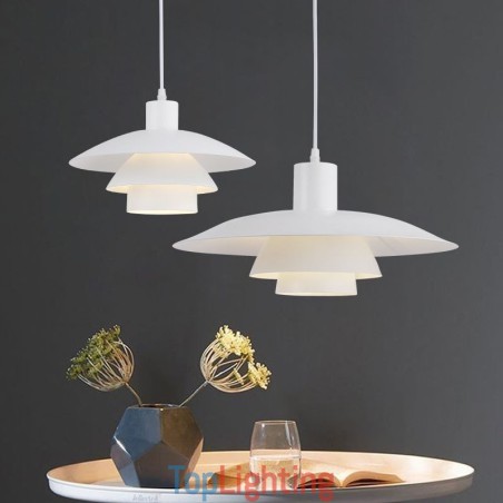 White Aluminum Pendant Lighting Contemporary Chandelier Adjustable Hanging Light Fixture White Aluminum Pendant Lighting Contemporary Chandelier Adjustable Hanging Light Fixture