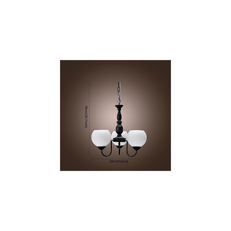Traditional Classic Candle Style Bronze Chandelier