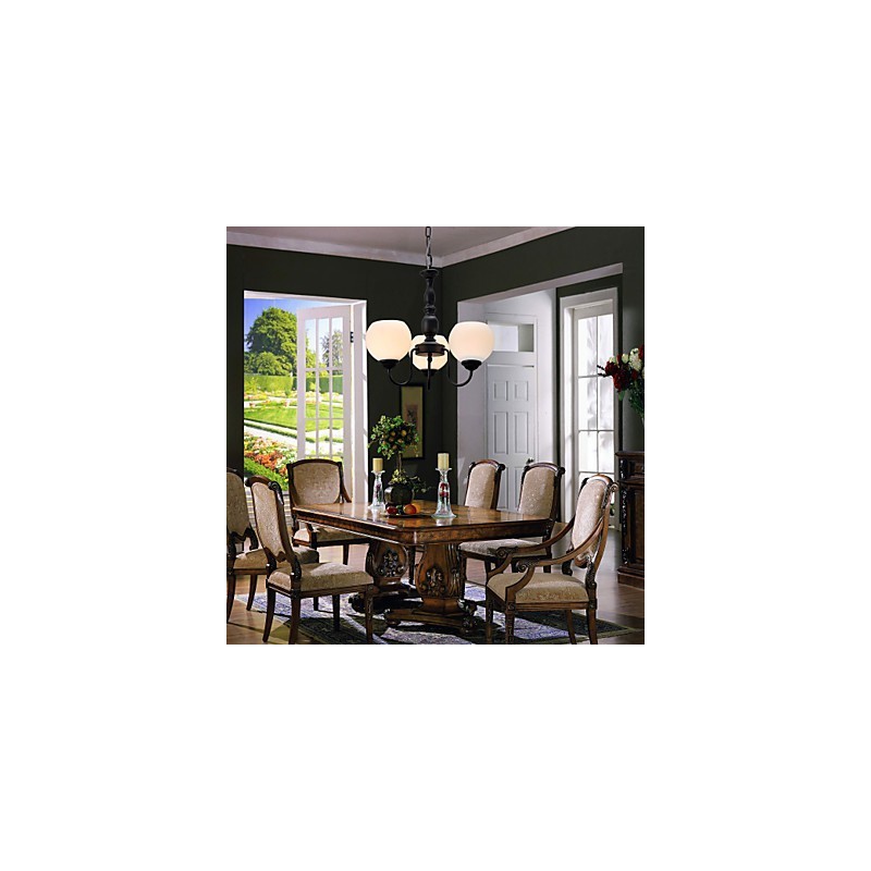 Traditional Classic Candle Style Bronze Chandelier
