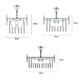 Luxury Pendant Light Crystal Gold Ceiling Light