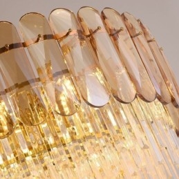 Luxury Pendant Light Crystal Gold Ceiling Light