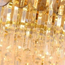 Luxury Pendant Light Crystal Gold Ceiling Light