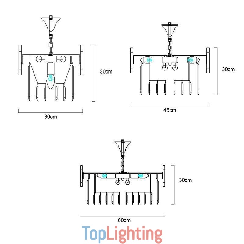 Crystal Round Coral Ceiling Light Pendant Light