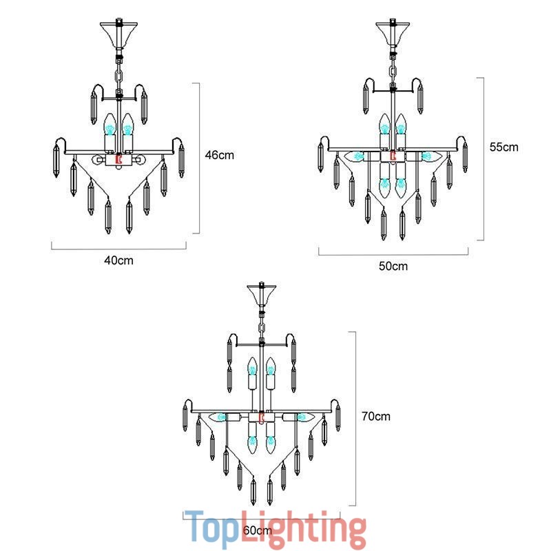 Elegant Pendant Light Crystal Round Ceiling Lighting Fixture