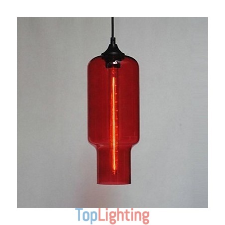 Modern Glass Pendant Light in Brown Bubble Design Modern Glass Pendant Light in Brown Bubble Design