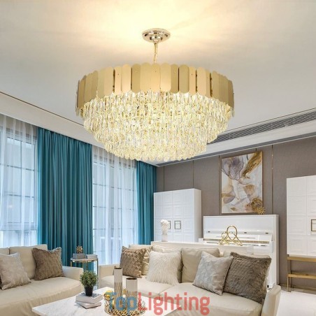 Modern Pendant light Crystal Round Hanging Ceiling Light Modern Pendant light Crystal Round Hanging Ceiling Light