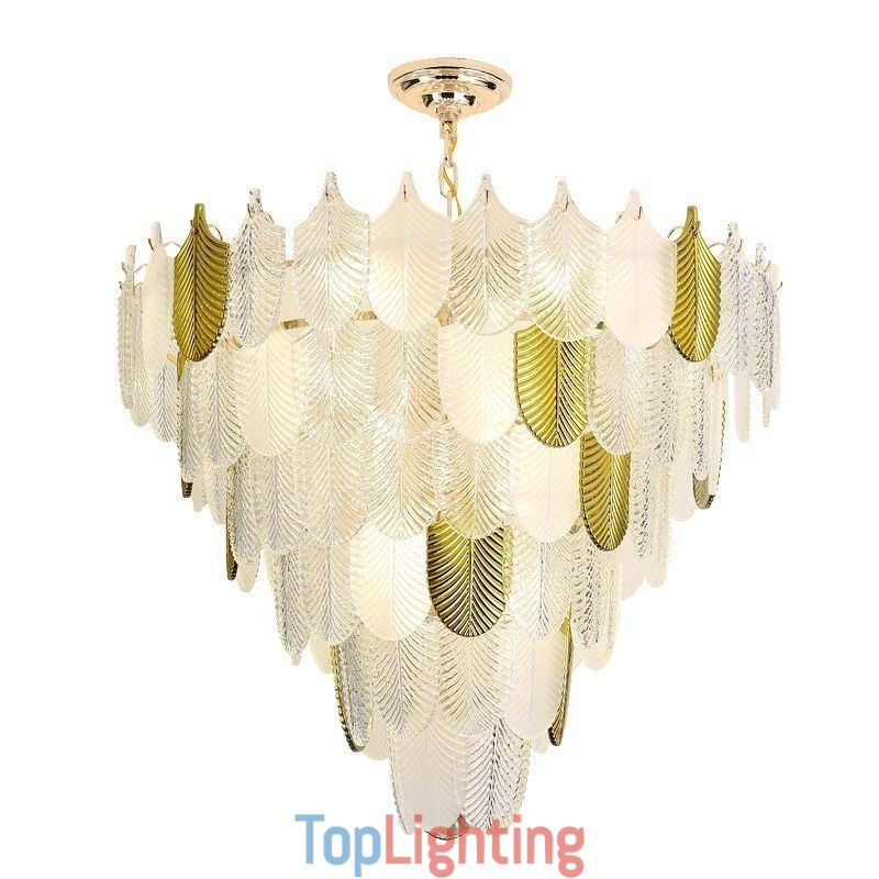 Crystal Elegant Leaf Pendant Light Ceiling Pendant Light