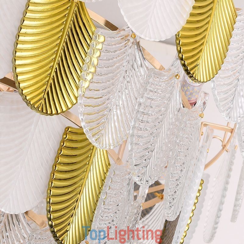 Crystal Elegant Leaf Pendant Light Ceiling Pendant Light