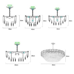 Crystal Pendant Light Contemporary Ceiling Lights Fixtures