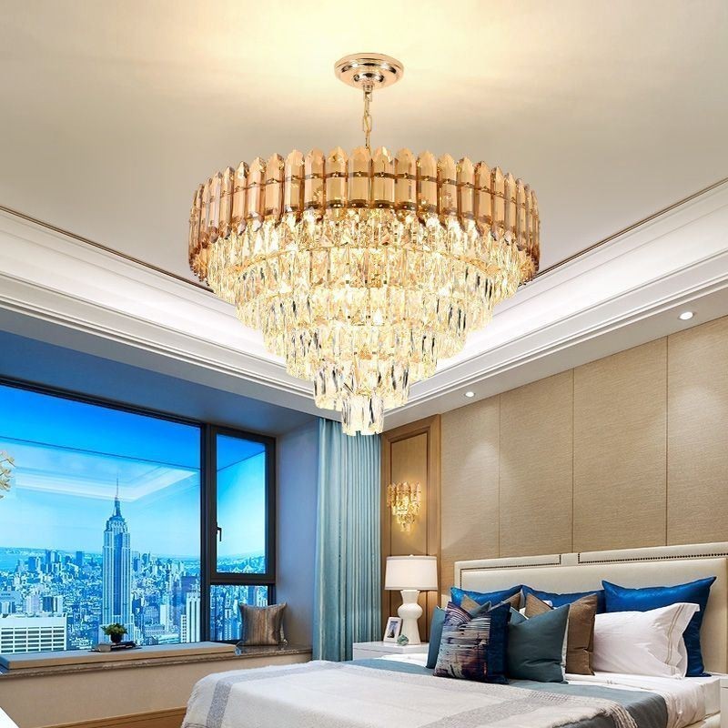 Modern Crystal Pendant Light Ceiling Lighting Fixture