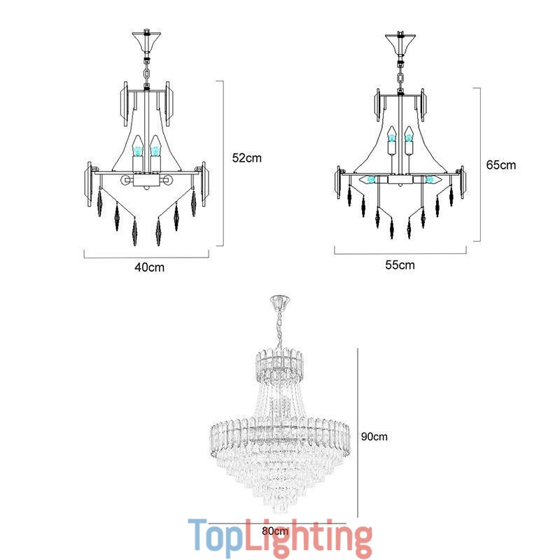 Modern Gold Crystal Pendant Lighting Hanging Light