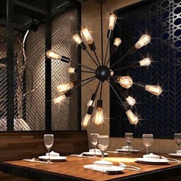 Country Designers Antique Brass Metal Chandelier