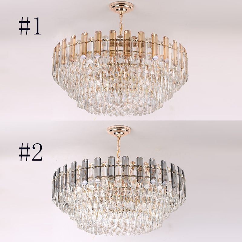European Pendant Light Modern K9 Crystal Lighting