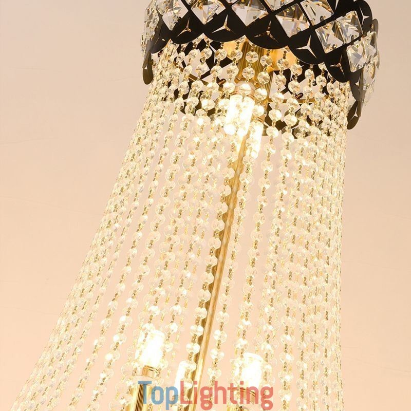 Luxurious Pendant Light Crystal Ceiling Light Fixture
