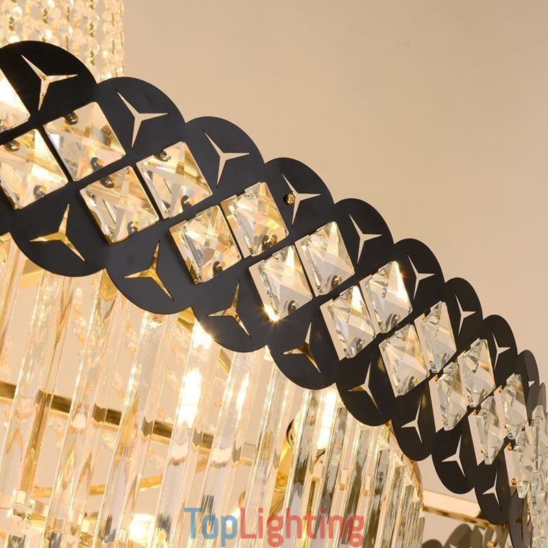 Luxurious Pendant Light Crystal Ceiling Light Fixture