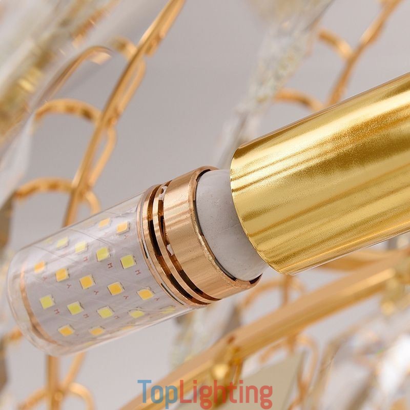 Luxurious Pendant Light Crystal Ceiling Light Fixture