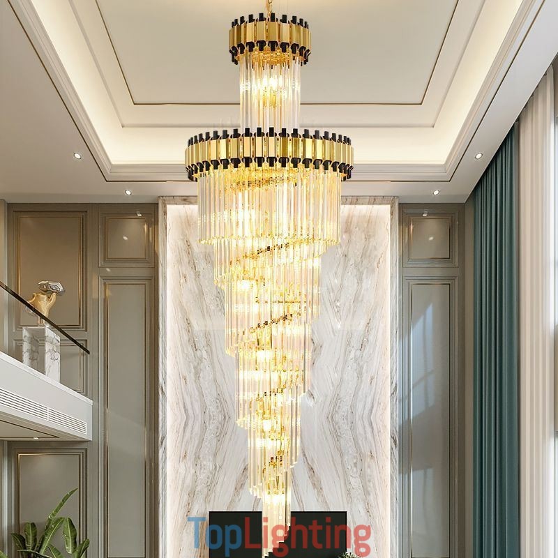 Crystal Pendant Light Modern Spectacular K9 Ceiling Light