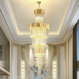 Modern Crystal Ceiling Light Fixture Pendant Lamp Dining Foyer