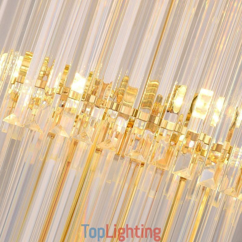 Modern Crystal Ceiling Light Fixture Pendant Lamp Dining Foyer