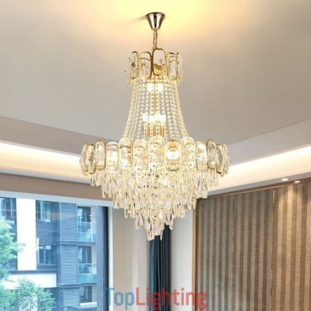 Modern Crystal Pendant Light Round Ceiling Lighting Fixture Modern Crystal Pendant Light Round Ceiling Lighting Fixture