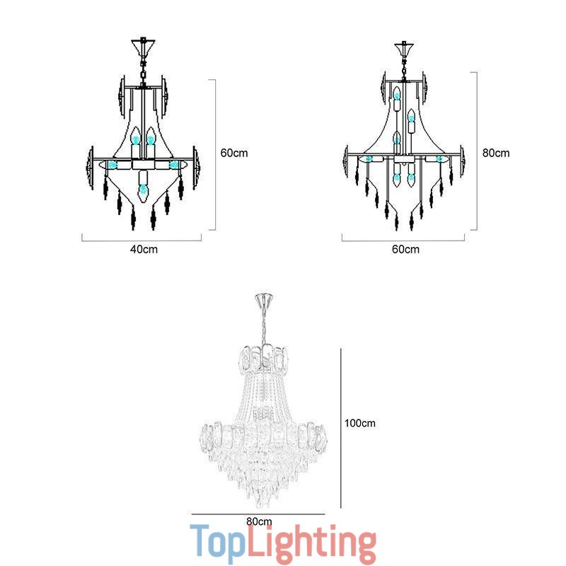 Modern Crystal Pendant Light Round Ceiling Lighting Fixture
