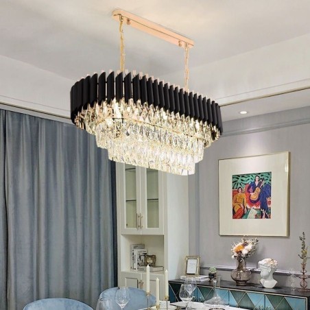 Crystal Pendant Light Oval Ceiling Light Fixture Crystal Pendant Light Oval Ceiling Light Fixture