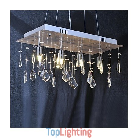 Traditional Classic Crystal Chrome Metal Chandelier Traditional Classic Crystal Chrome Metal Chandelier