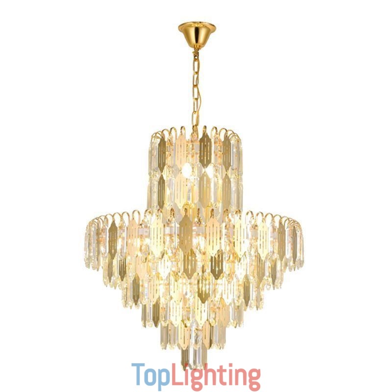 Modern Crystal Pendant Light Contemporary Ceiling Lamp